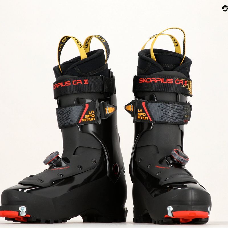 Scarpone da sci La Sportiva Skorpius CR II nero/giallo 15