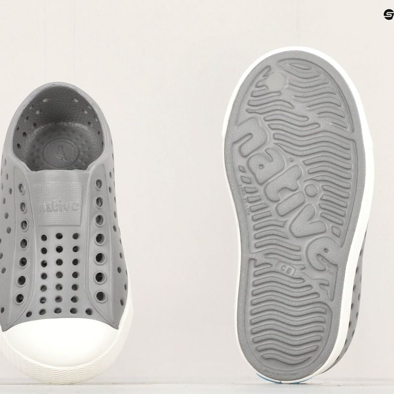 Scarpe Native per bambini NA-13100100 Jefferson pigeon grigio/bianco conchiglia 9