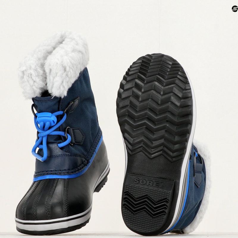 Sorel Yoot Pac Nylon Wp, stivali da neve per bambini, blu scuro/super blu 8