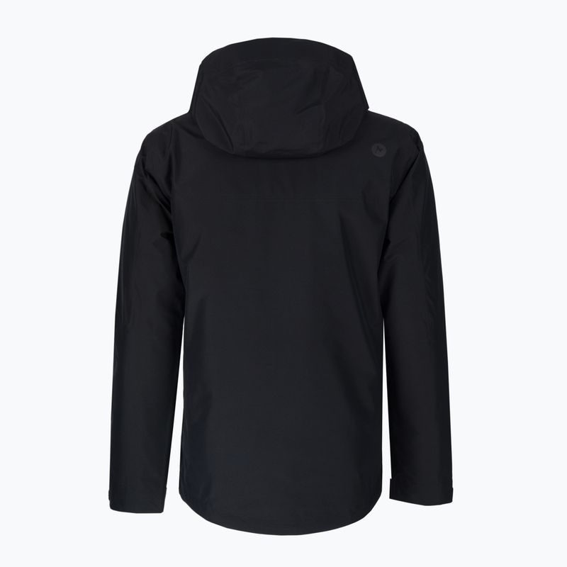 Giacca da pioggia Marmot Minimalist Gore Tex Comp da uomo, nero 2