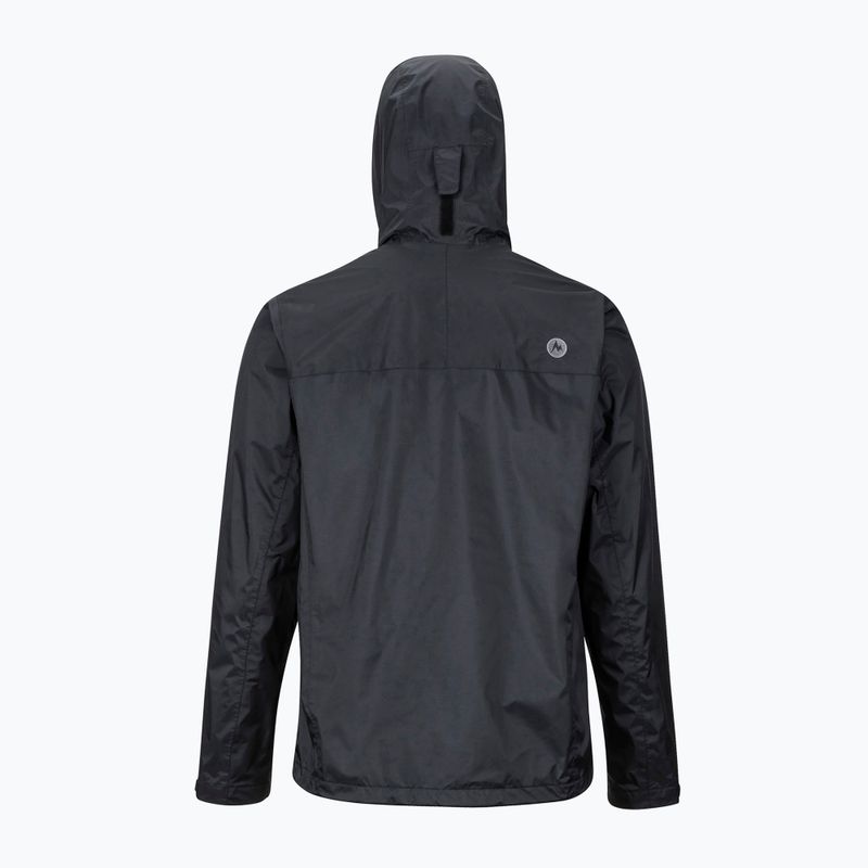 Giacca da pioggia Marmot PreCip Eco basic nera da uomo 5