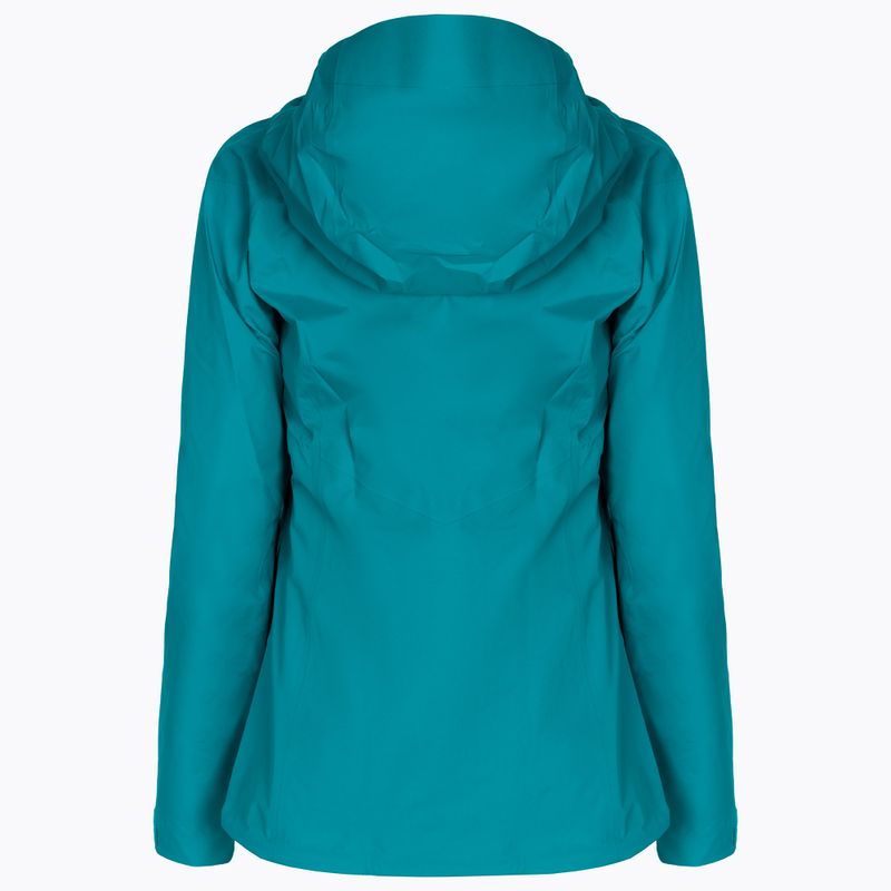 Giacca antipioggia Marmot Knife Edge donna turchese scuro 2