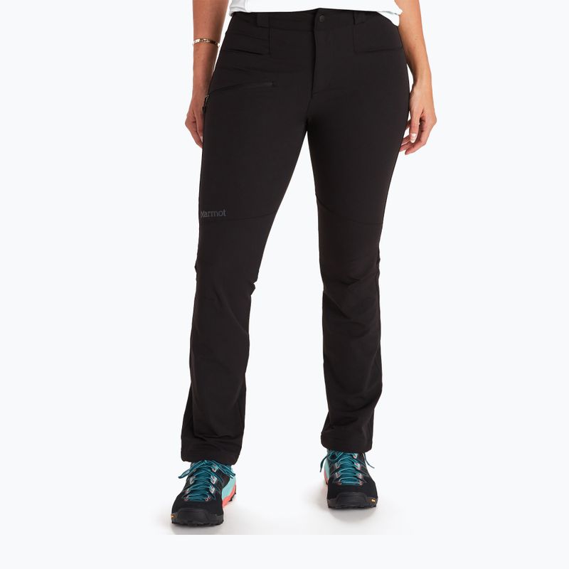 Pantaloni softshell da donna Marmot Scree 2022 nero 7