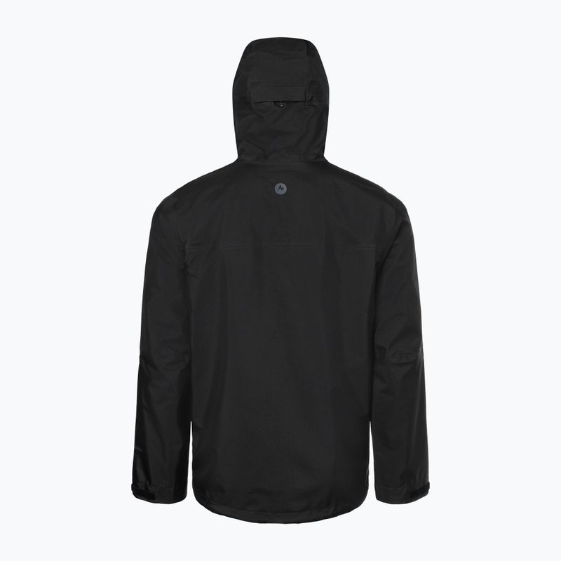 Giacca da pioggia Marmot Kessler uomo nero 2