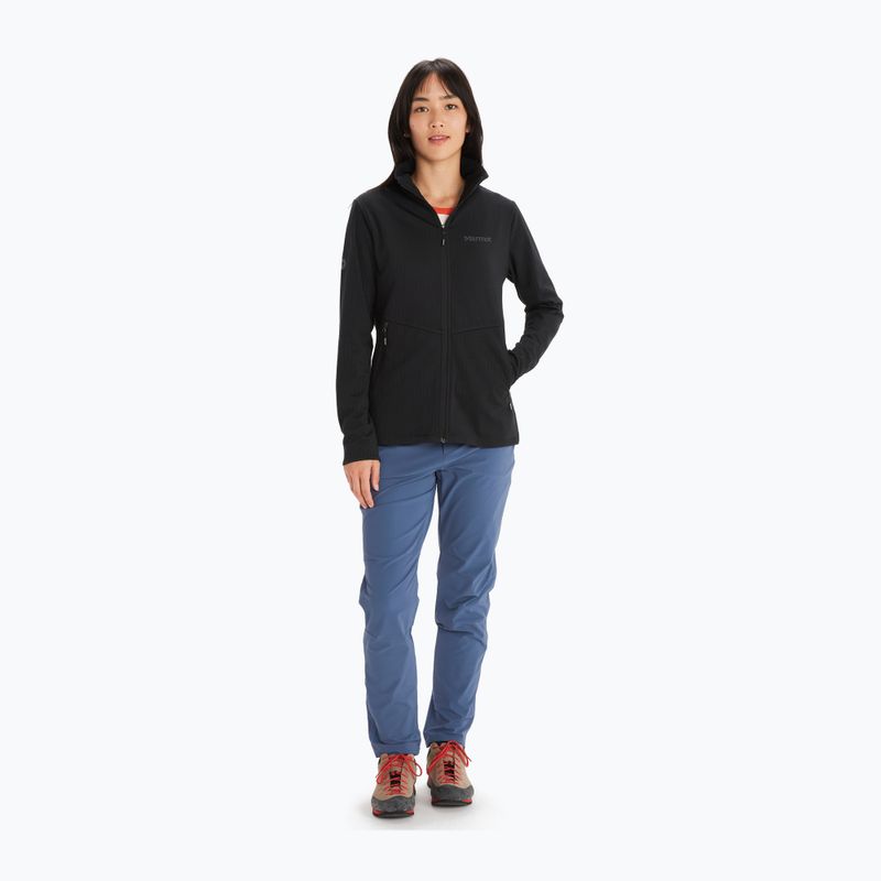 Giacca da trekking da donna Marmot Leconte Fleece nero 3