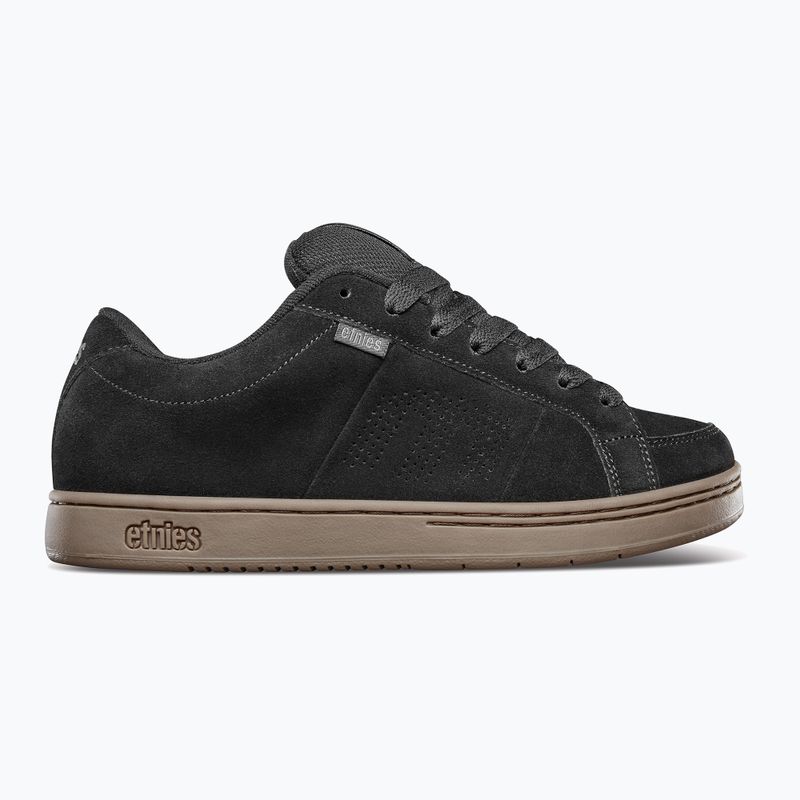 Etnies Kingpin nero/grigio scuro/gomma scarpe da uomo 8