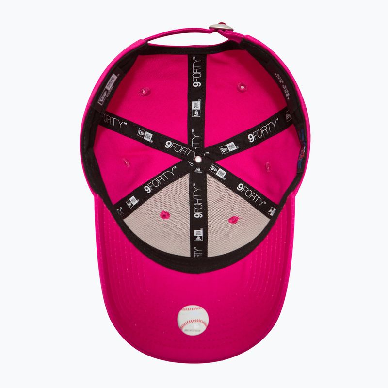 Cappello New Era League Essential 9Forty New York Yankees rosa brillante 4