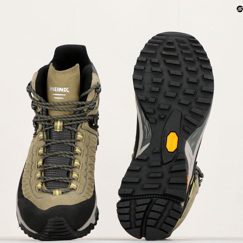Stivali da trekking da uomo Meindl Top Trail Mid GTX natura/giallo 9