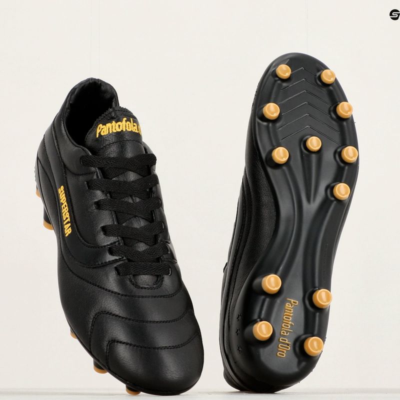 Scarpe da calcio da uomo Pantofola d'Oro Superstar 2000 nero 12