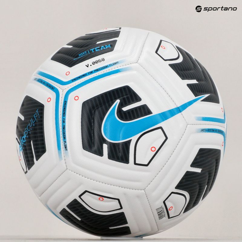 Nike Academy Team bianco / nero / blu calcio dimensioni 4 5