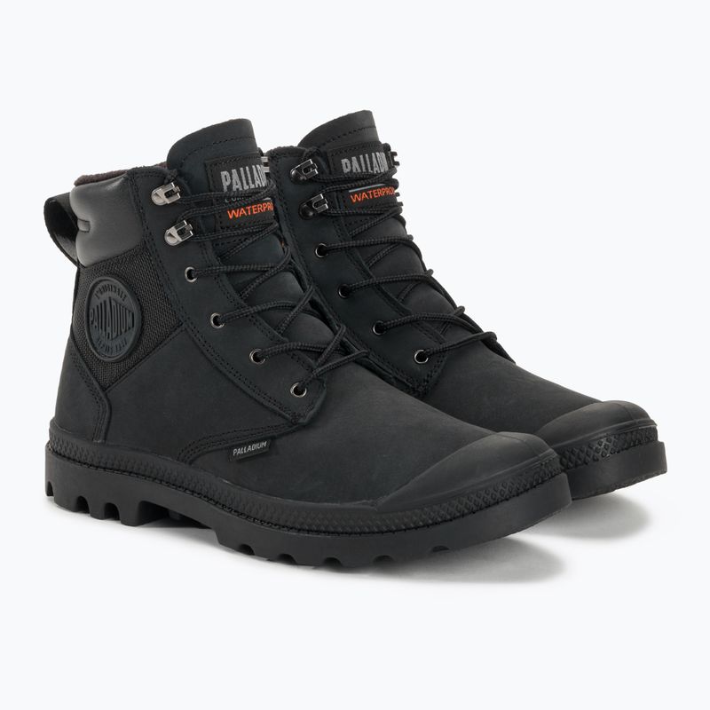 Palladium Pampa SHIeld WP+ LUX stivali neri/neri 4
