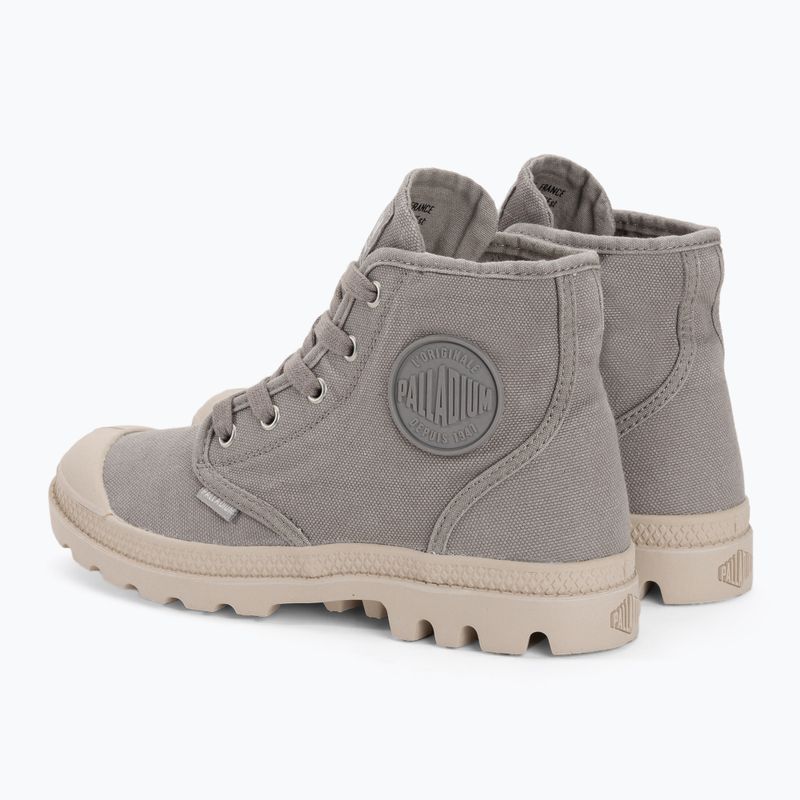 Scarpe Palladium Pampa HI donna in flanella grigia 3