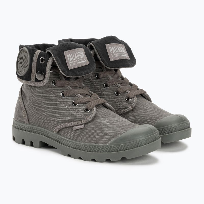 Scarpe Palladium Baggy donna in metallo/nero 5