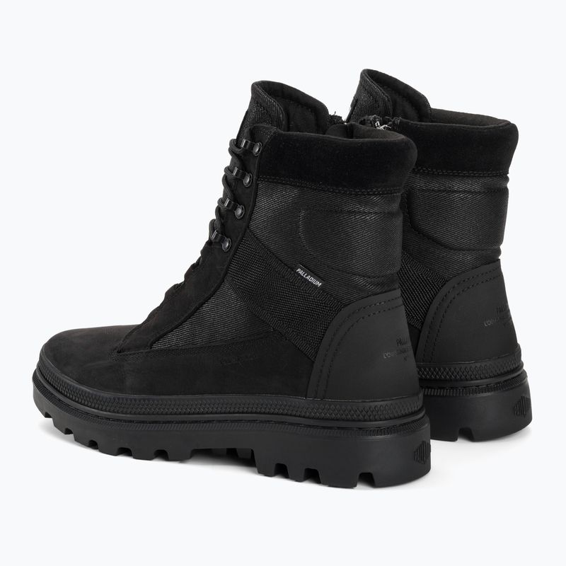 Palladium Pallatrooper Tactical stivali neri/neri 3