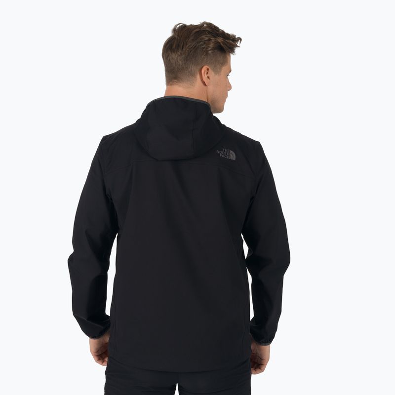 Giacca softshell da uomo The North Face Nimble Hoodie nero 2