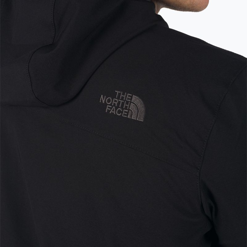 Giacca softshell da uomo The North Face Nimble Hoodie nero 5