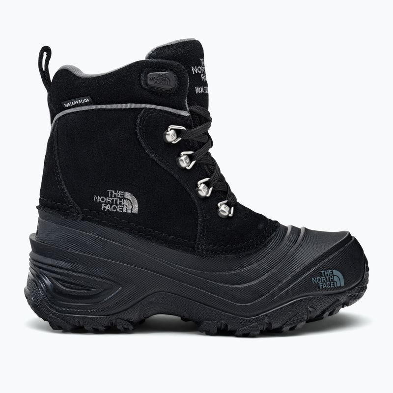Stivali da neve per bambini The North Face Chilkat Lace II nero/grigio zinco 2