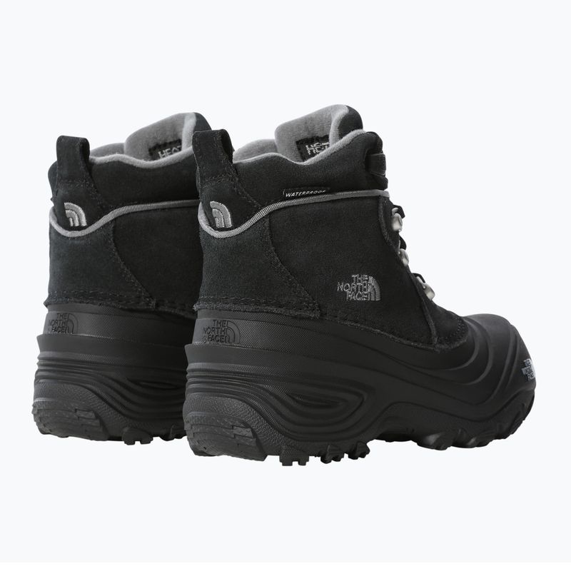 Stivali da neve per bambini The North Face Chilkat Lace II nero/grigio zinco 13