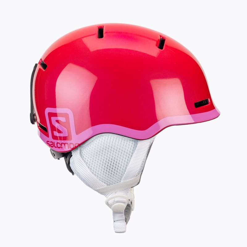 Casco da sci per bambini Salomon Grom rosa lucido 4