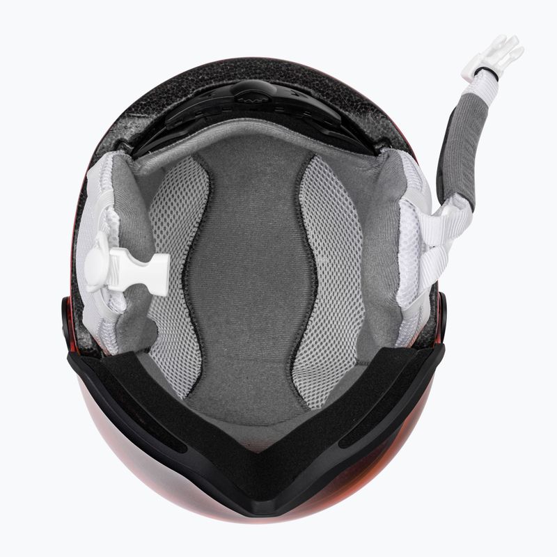 Casco da sci per bambini Salomon Grom Visor rosa lucido/arancio tonico 5
