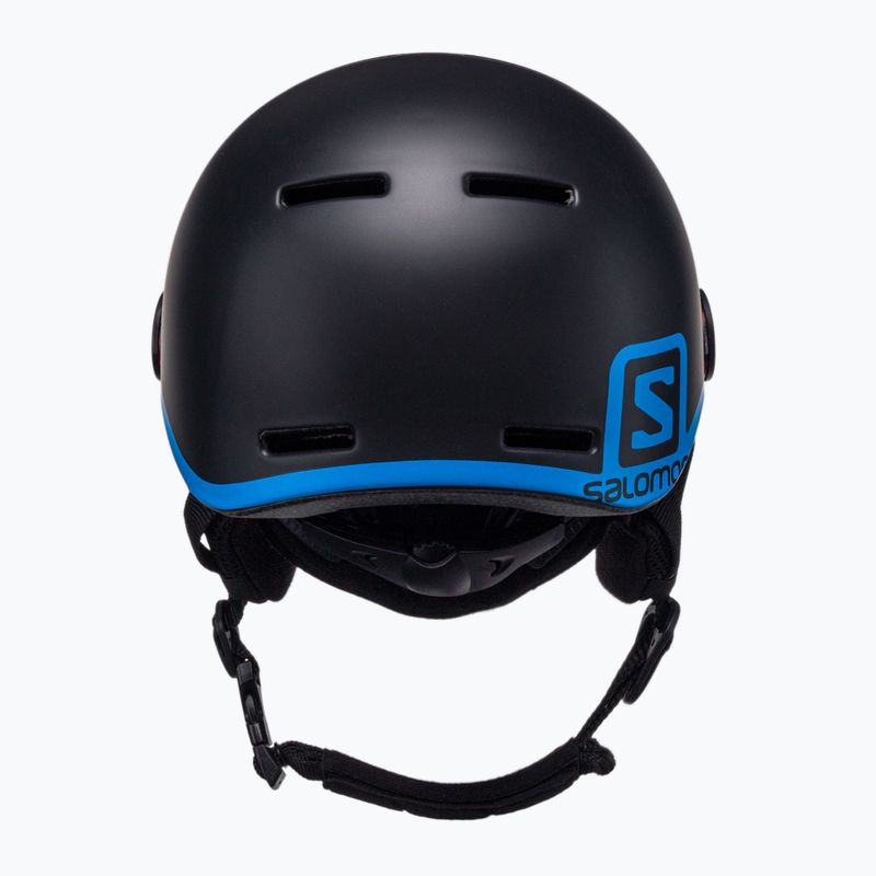 Casco da sci per bambini Salomon Grom Visor nero/arancio tonico 3