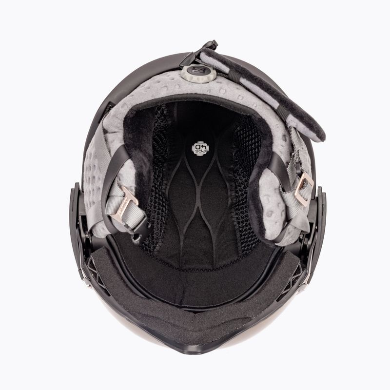 Casco da sci donna Salomon Mirage nero/oro solare 6