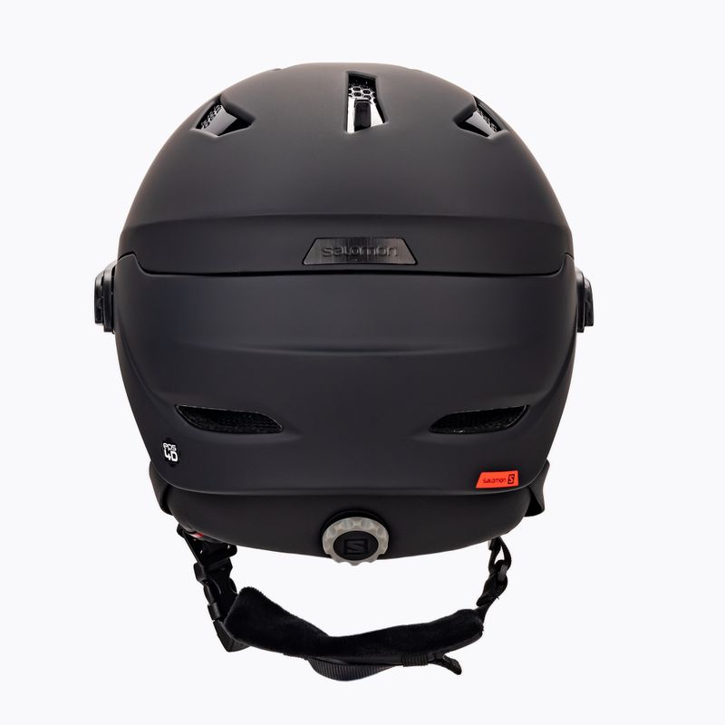 Casco da sci Salomon Driver nero/rosso/accento solare 3