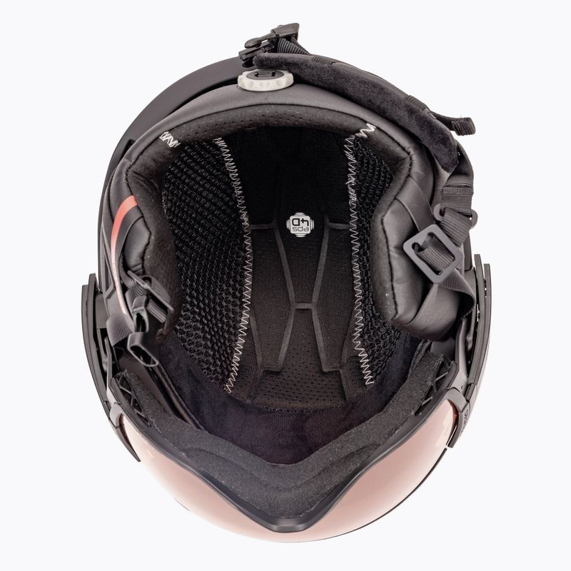 Casco da sci Salomon Driver nero/rosso/accento solare 5