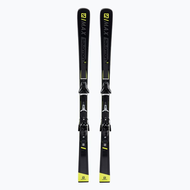 Sci da discesa Salomon S/MAX 10 + attacchi E Z12 GW nero/giallo