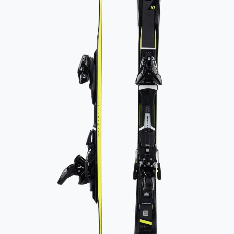 Sci da discesa Salomon S/MAX 10 + attacchi E Z12 GW nero/giallo 5