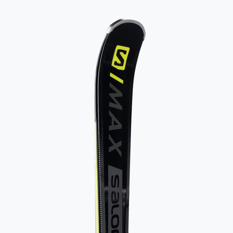 Sci da discesa Salomon S/MAX 10 + attacchi E Z12 GW nero/giallo 8