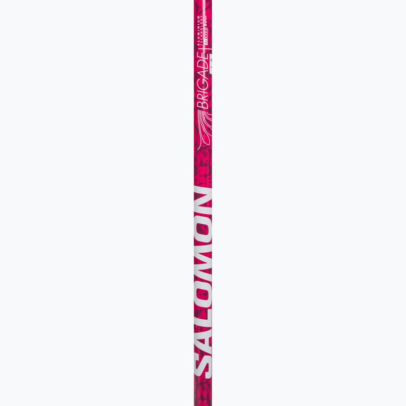 Salomon Brigade Jr bastoncini da sci per bambini rosa 4