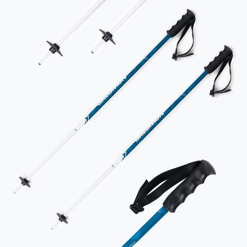 Salomon Brigade Jr. bastoncini da sci per bambini blu 6