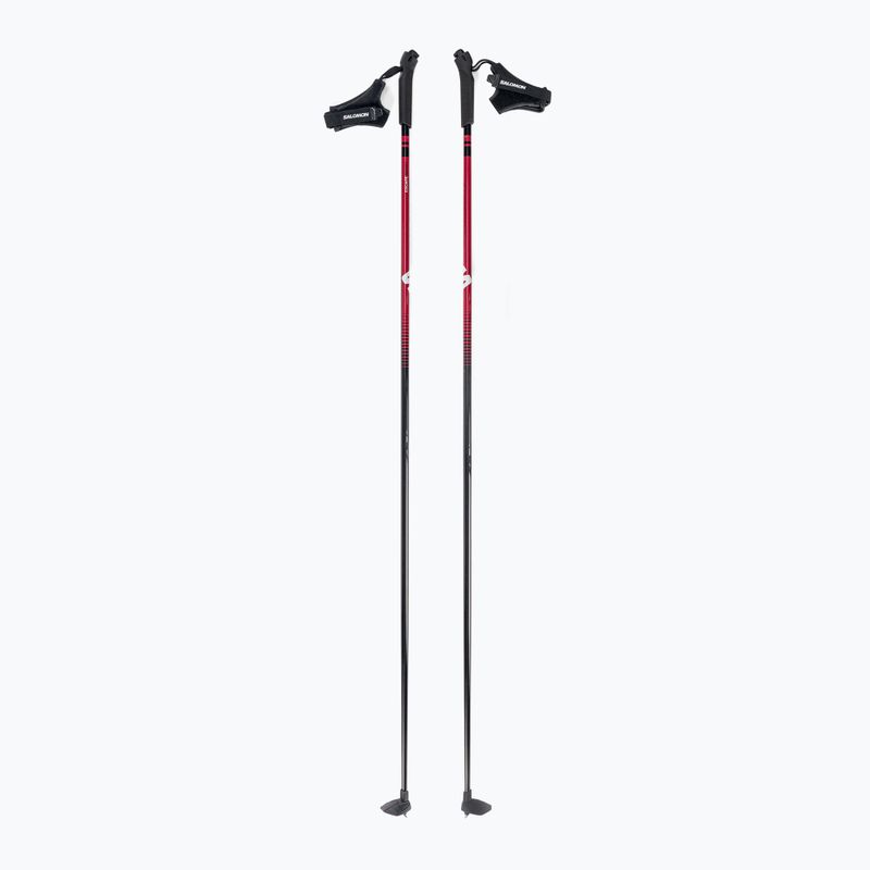Salomon Escape Sport bastoncini da sci di fondo nero/rosso