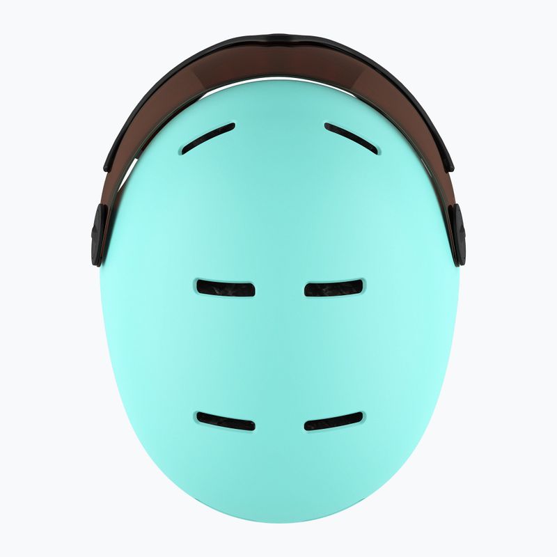 Casco da sci per bambini Salomon Grom Visor aruba lucido/arancio tonico 11