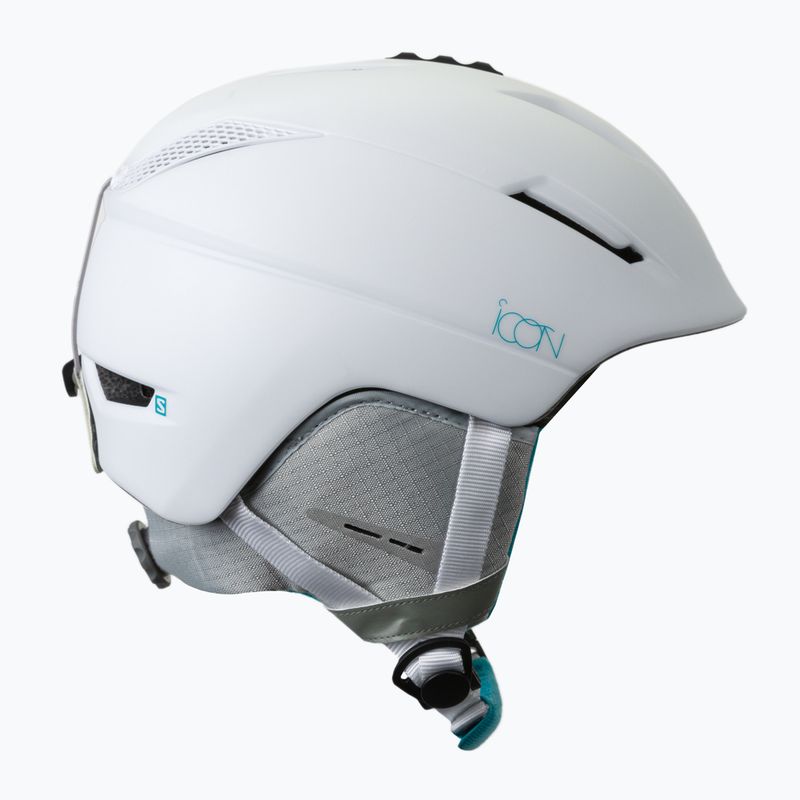 Casco da sci da donna Salomon Icon M bianco 4