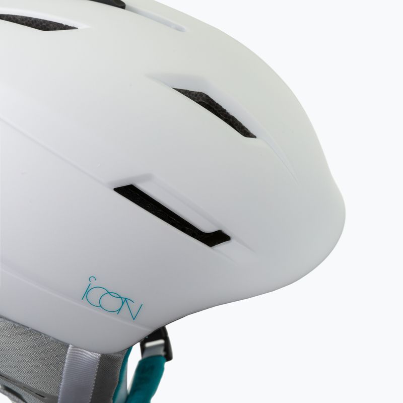 Casco da sci da donna Salomon Icon M bianco 6