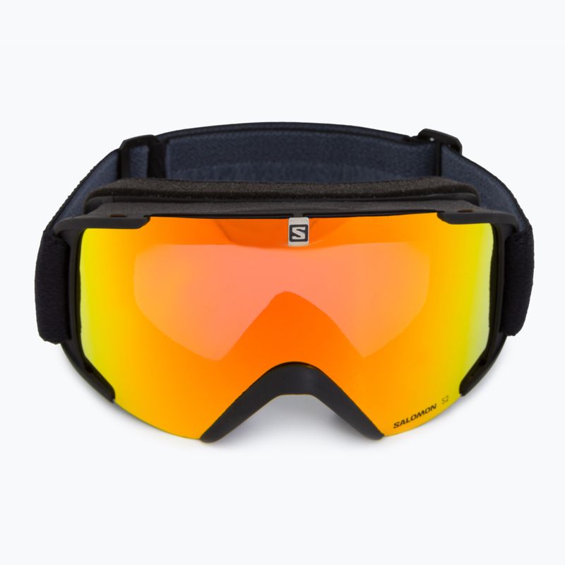 Occhiali da sci Salomon Xview Photo nero/rosso tenue 2