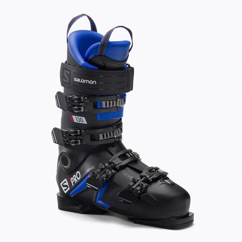 Scarponi da sci da uomo Salomon S/Pro 130 nero/razza/blu/rosso