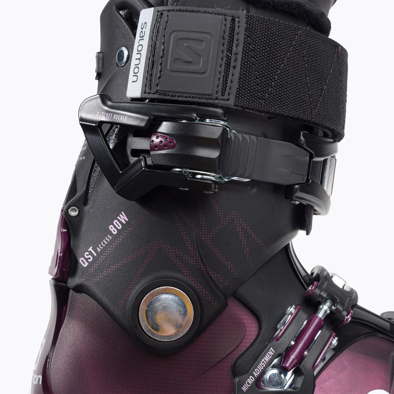 Scarponi da sci da donna Salomon QST Access 80 W nero burg 6