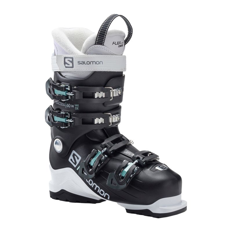 Scarponi da sci da donna Salomon X Access 60 W Wide nero/bianco