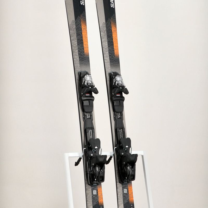 Sci da discesa Salomon Stance 84 + attacchi M12 GW nero/neon orange/tortora 13