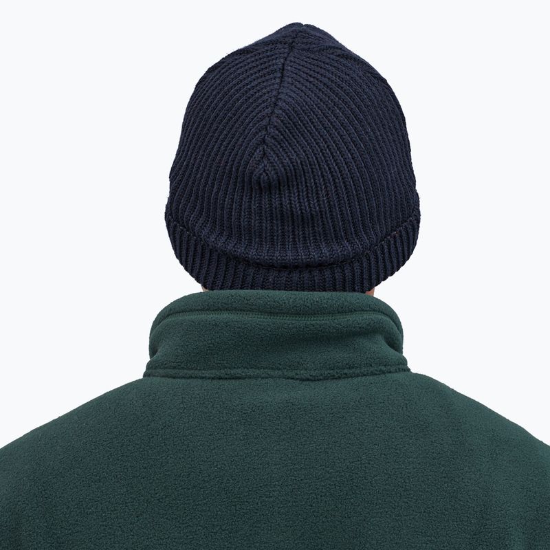 Patagonia Fishermans Rolled Beanie cappello invernale blu navy 5