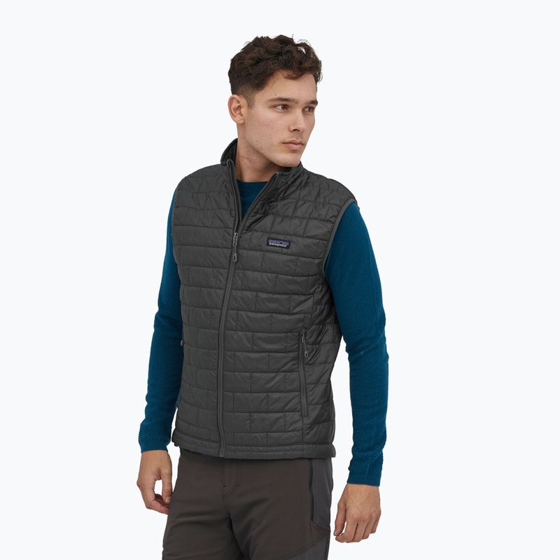 Patagonia uomo senza maniche Nano Puff grigio forge