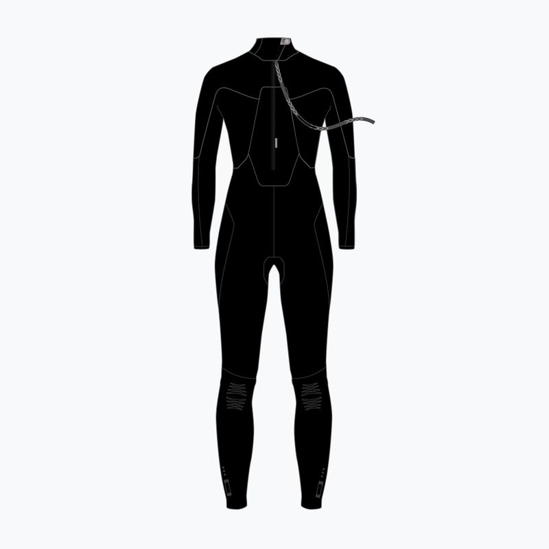 NeilPryde Serene Fullsuit 5/4/3 BZ C1 nera da donna 2