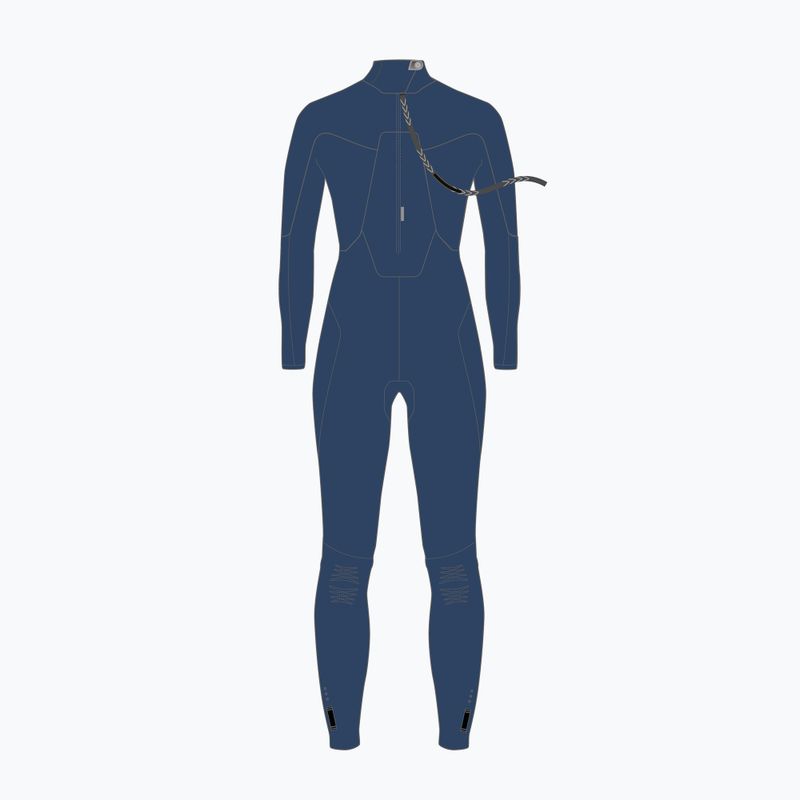 Muta da donna NeilPryde Serene Fullsuit 5/4/3 BZ C2 blu petrolio/corallo 7