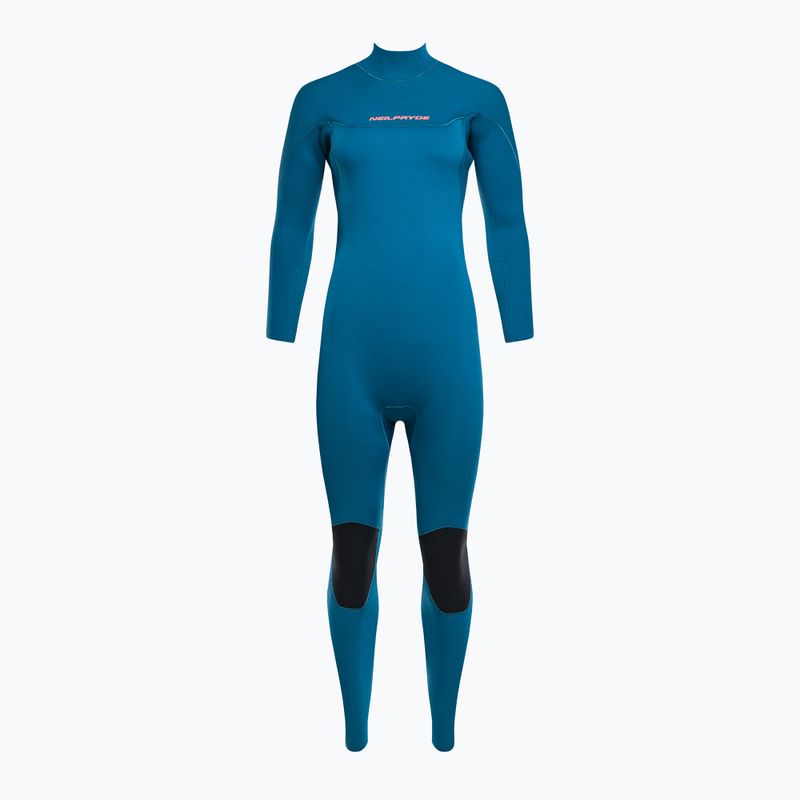 Muta da donna NeilPryde Serene Fullsuit 5/4/3 BZ C2 blu petrolio/corallo 2