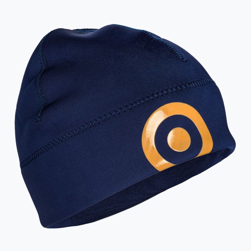 NeilPryde Beanie Berretto da 2 mm in neoprene stampato blu/giallo 3