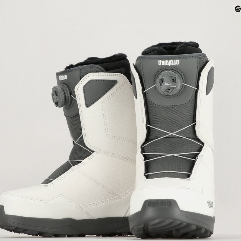 Scarponi da snowboard da donna ThirtyTwo Shifty Boa W'S '23 bianco/grigio 7