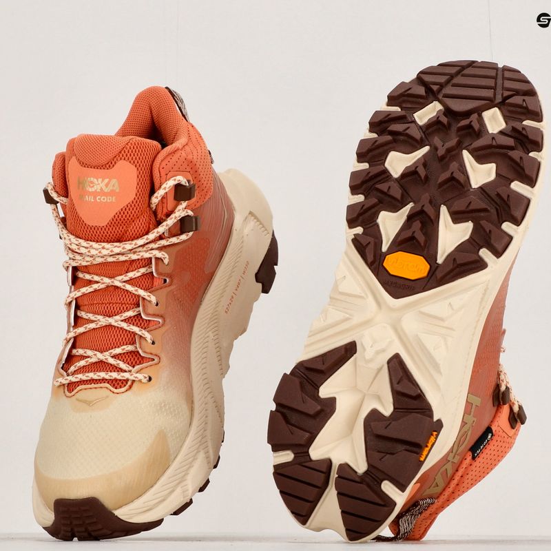 Scarpe da trekking da donna HOKA Trail Code GTX, cotte al sole/panettone 17